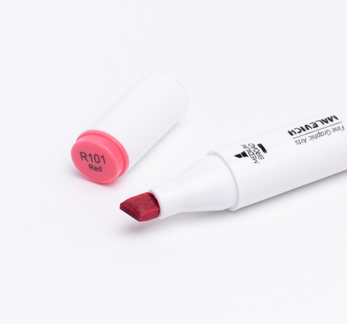 Изображение товара Маркер перманентный Малевичъ GrafArt Brush 190045 (красный)