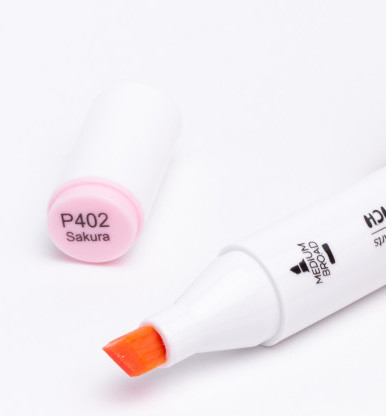 Изображение товара Маркер перманентный Малевичъ GrafArt Brush 190080 (сакура)