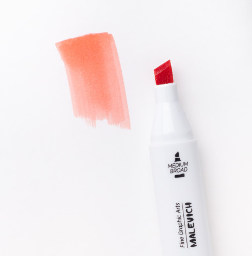 Изображение товара Маркер перманентный Малевичъ GrafArt Brush 190054 (лососевый)