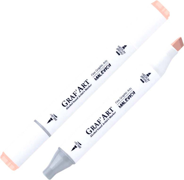 Изображение товара Маркер перманентный Малевичъ GrafArt Brush 190119 (чайная роза)