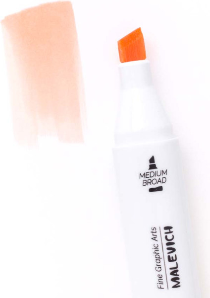 Изображение товара Маркер перманентный Малевичъ GrafArt Brush 190119 (чайная роза)