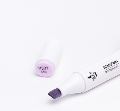 Изображение товара Маркер перманентный Малевичъ GrafArt Brush 190050 (лиловый)