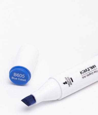 Изображение товара Маркер перманентный Малевичъ GrafArt Brush 190101 (синий кобальт)