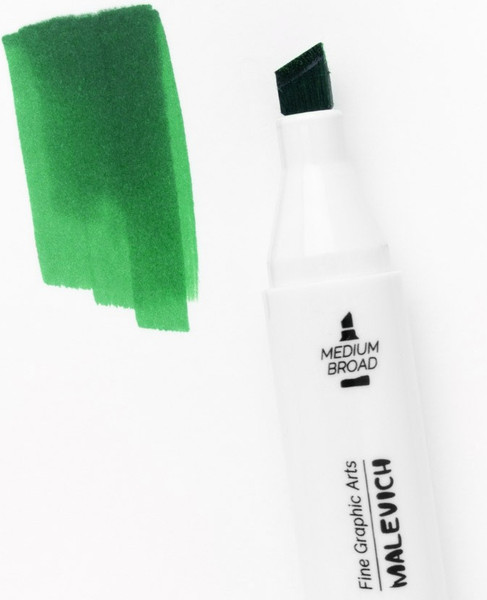 Изображение товара Маркер перманентный Малевичъ GrafArt Brush 190035 (изумрудный)