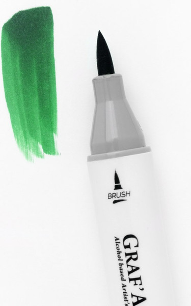 Изображение товара Маркер перманентный Малевичъ GrafArt Brush 190035 (изумрудный)