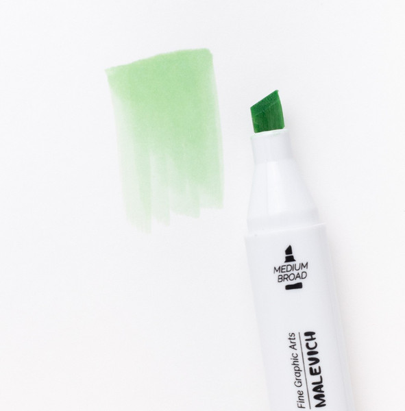 Изображение товара Маркер перманентный Малевичъ GrafArt Brush 190028 (зеленая мята)