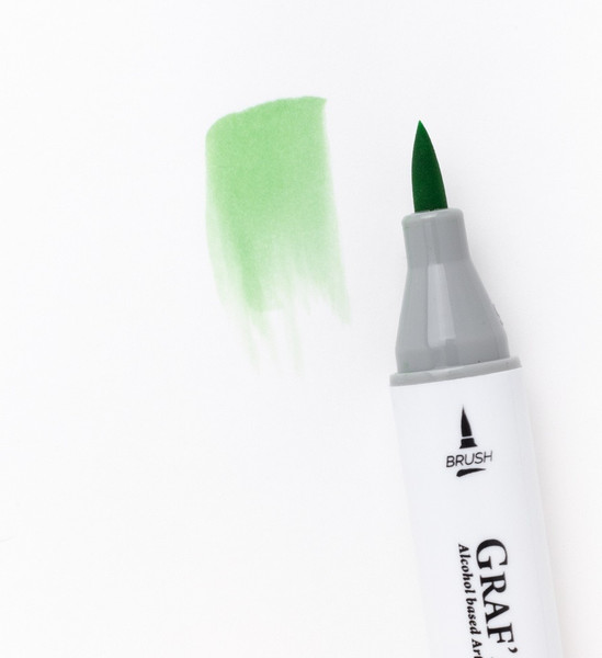 Изображение товара Маркер перманентный Малевичъ GrafArt Brush 190028 (зеленая мята)