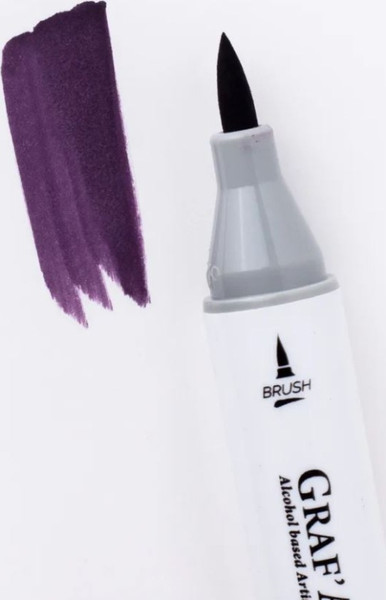 Изображение товара Маркер перманентный Малевичъ GrafArt Brush 190103 (сливовый)