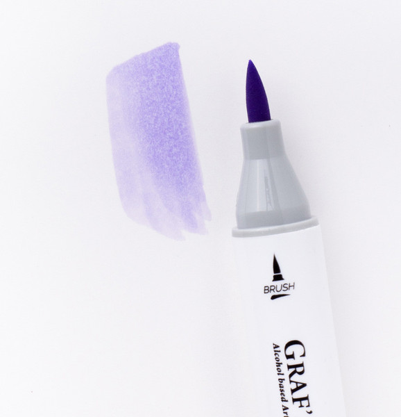 Изображение товара Маркер перманентный Малевичъ GrafArt Brush 190048 (лаванда)