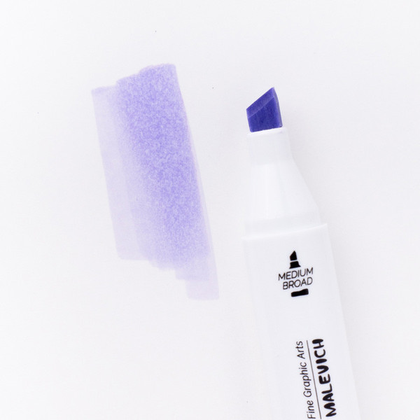 Изображение товара Маркер перманентный Малевичъ GrafArt Brush 190048 (лаванда)