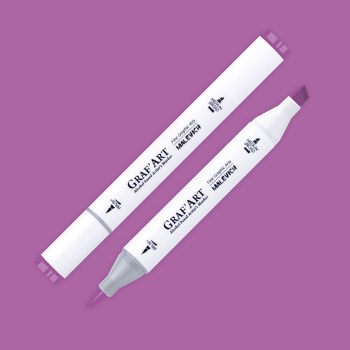 Изображение товара Маркер перманентный Малевичъ GrafArt Brush 190113 (фиолетовый)