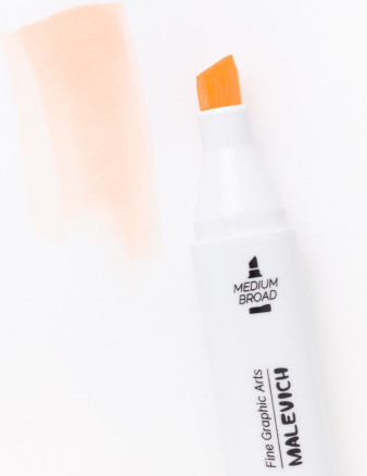 Изображение товара Маркер перманентный Малевичъ GrafArt Brush 190109 (телесный средний)