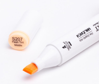 Изображение товара Маркер перманентный Малевичъ GrafArt Brush 190109 (телесный средний)