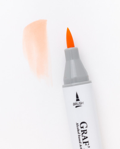 Изображение товара Маркер перманентный Малевичъ GrafArt Brush 190109 (телесный средний)