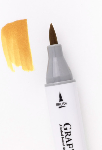 Изображение товара Маркер перманентный Малевичъ GrafArt Brush 190057 (медовый)