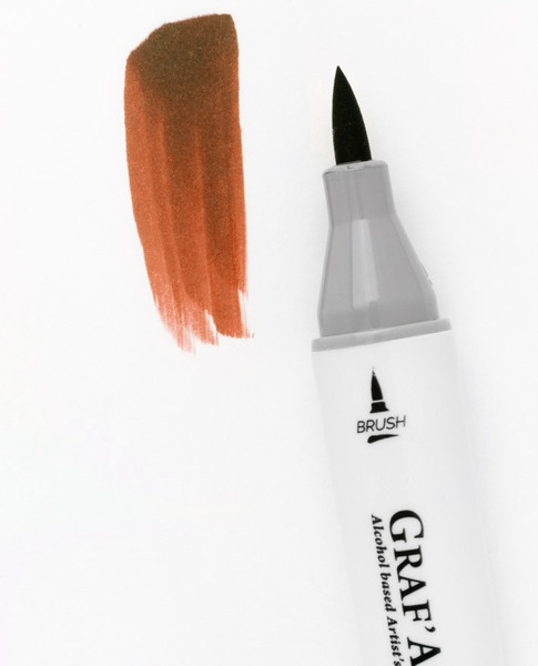 Изображение товара Маркер перманентный Малевичъ GrafArt Brush 190040 (корица)