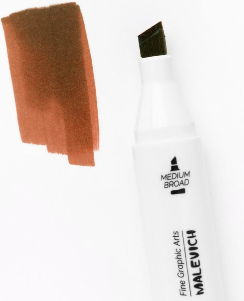 Изображение товара Маркер перманентный Малевичъ GrafArt Brush 190040 (корица)