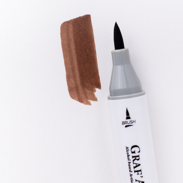 Изображение товара Маркер перманентный Малевичъ GrafArt Brush 190025 (дуб)