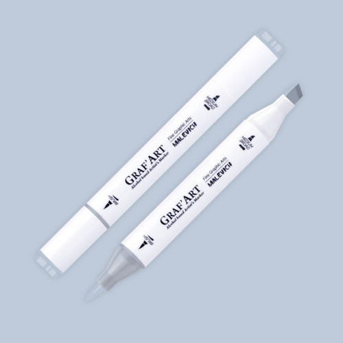Изображение товара Маркер перманентный Малевичъ GrafArt Brush 190096 (серый холодный 3)