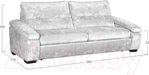 Изображение товара Диван Асмана Форест 190 (Plush White Onyx)