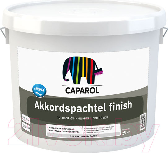 Изображение товара Шпатлевка готовая Caparol Akkordspachtel Finish (25кг)