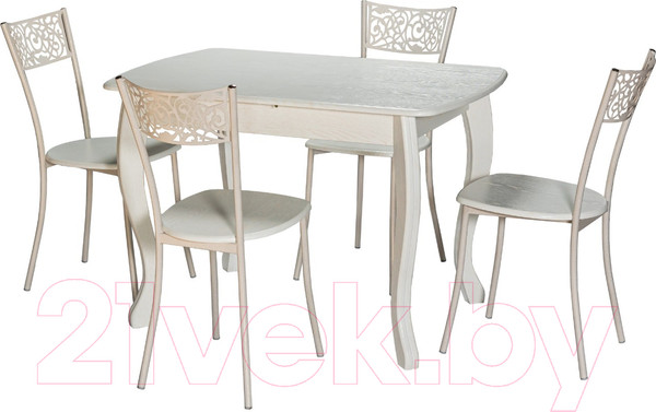 Изображение товара Обеденный стол Древпром М45 Верона ДП1-02-02 113x71-143 (патина 27)