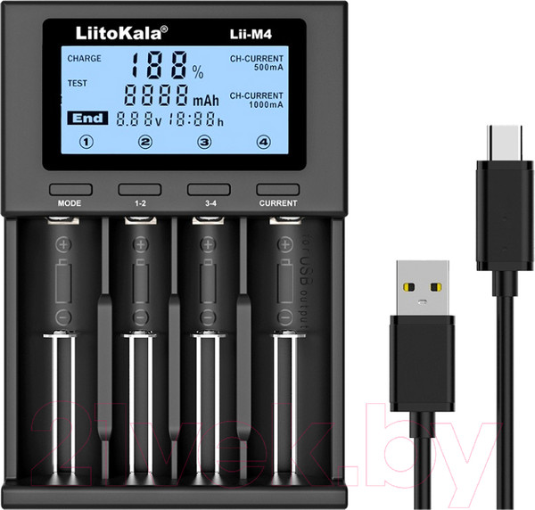 Изображение товара Зарядное устройство для аккумуляторов LiitoKala Lii-M4