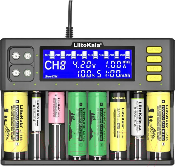 Изображение товара Зарядное устройство для аккумуляторов LiitoKala Lii-S8