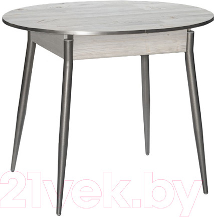 Изображение товара Обеденный стол Древпром М61 Сириус ДП1-02-05 97-127x75 (наоми/металлик)