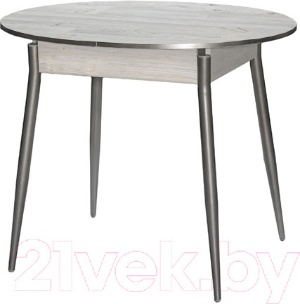 Изображение товара Обеденный стол Древпром М61 Сириус ДП1-02-05 97-127x75 (наоми/металлик)