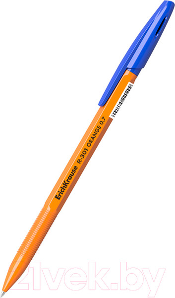 Изображение товара Набор шариковых ручек Erich Krause R-301 Orange Stick / 56614 (8шт, синий)