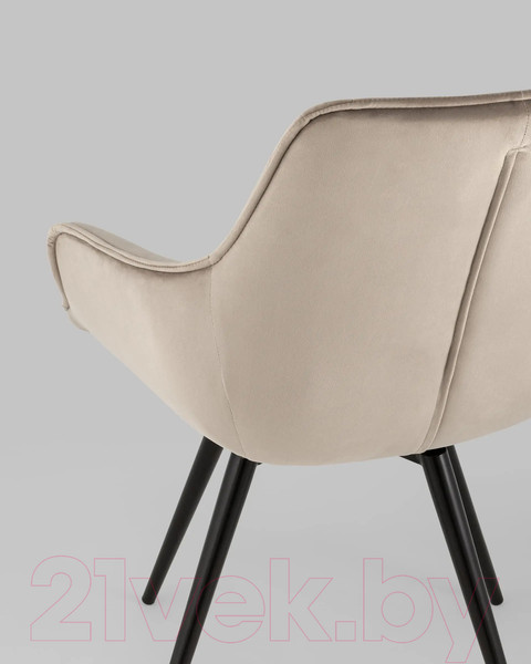 Изображение товара Стул Stool Group Сеул / AV 333-H08-K14PM-08 (велюр серо-бежевый)