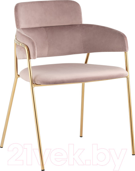 Изображение товара Стул Stool Group Полин / FDC6085 MISTY ROSE FUT-64 (велюр розовый)