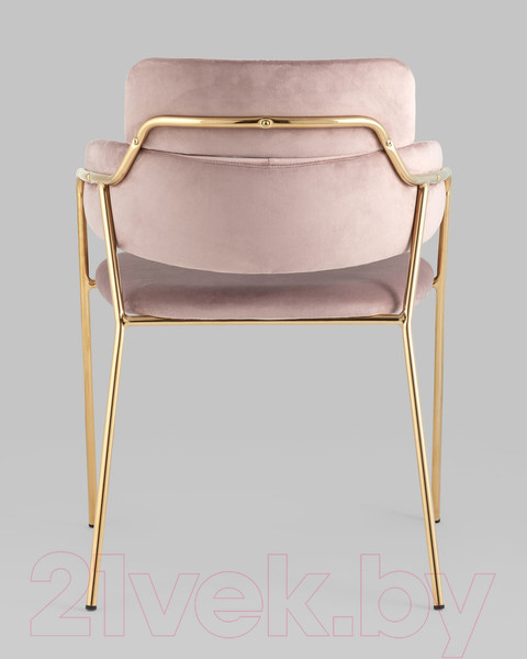 Изображение товара Стул Stool Group Полин / FDC6085 MISTY ROSE FUT-64 (велюр розовый)