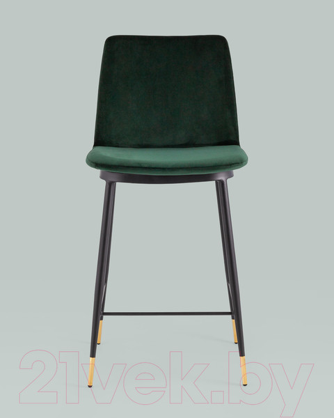 Изображение товара Стул барный Stool Group Мелисса / FDC9055C GREEN FUT-73 (велюр зеленый)