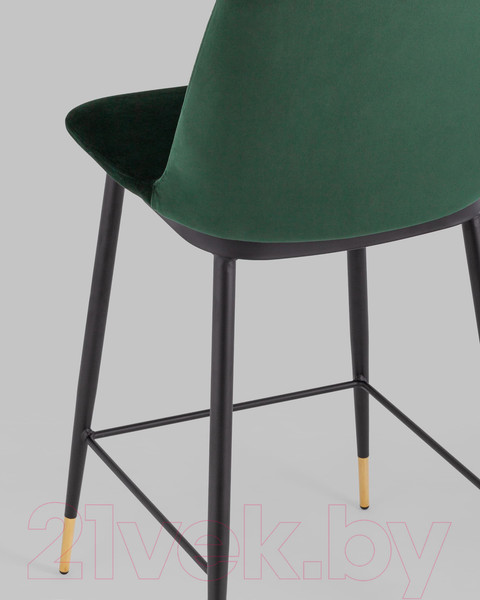 Изображение товара Стул барный Stool Group Мелисса / FDC9055C GREEN FUT-73 (велюр зеленый)