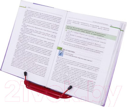 Изображение товара Подставка для книг Brauberg Line / 237965 (красный)