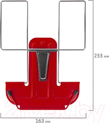 Изображение товара Подставка для книг Brauberg Line / 237965 (красный)