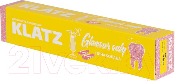 Изображение товара Зубная паста Klatz Glamour Only Пина колада (75мл)