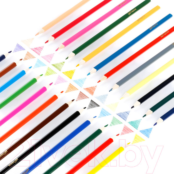 Изображение товара Набор цветных карандашей ArtSpace Лесные жители / CP_46638 (24цв)