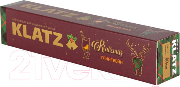 Изображение товара Зубная паста Klatz KLATZmas Глинтвейн (75мл)