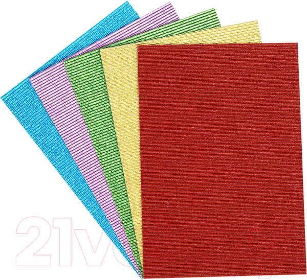 Изображение товара Набор цветного картона ArtSpace КГ5A4_37966 (5цв)