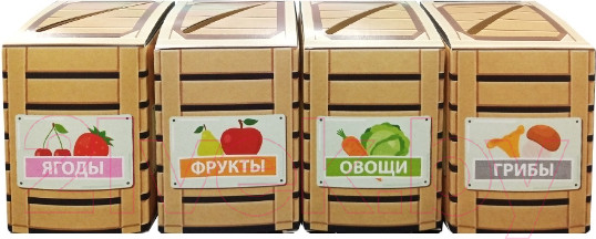 Изображение товара Сортер Десятое королевство Умный сортер Фрукты, ягоды, овощи, грибы / 04718