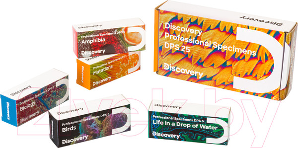 Изображение товара Набор микропрепаратов Levenhuk Discovery Prof DPS 5 Птицы / 78414