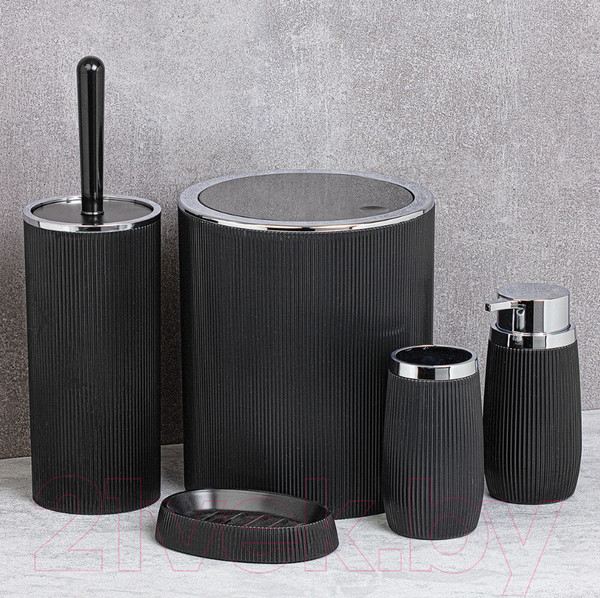 Изображение товара Набор аксессуаров для ванной Bemeta Home 290000208 (черный)