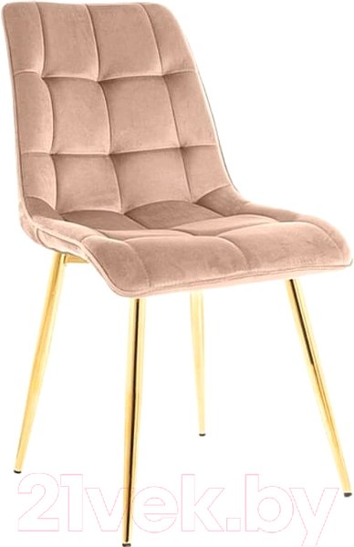 Изображение товара Стул Signal Chic Velvet (Bluvel 28, бежевый/золото)