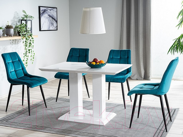 Изображение товара Стул Signal Chic Velvet (Bluvel 85 бирюзовый/черный)