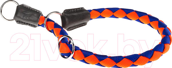 Изображение товара Ошейник-полуудавка Ferplast Twist CS18/60 / 75268439 (оранжевый/синий)