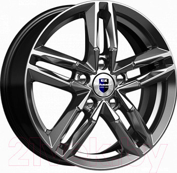 Изображение товара Литой диск K&K Sayan (KC731) 16x6.0" 5x112мм DIA 57.1мм ET 48мм Dark Platinum