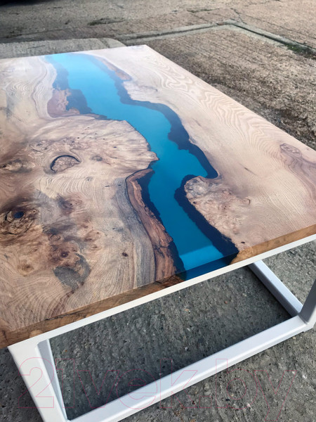 Изображение товара Журнальный столик Timb 2001 (эпоксидная смола/дуб)